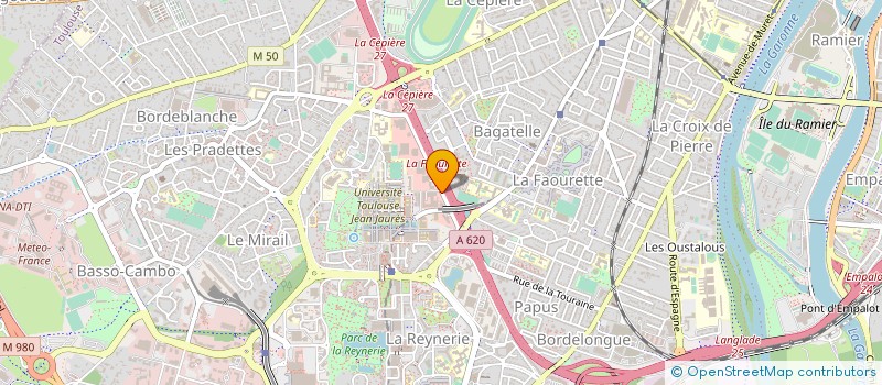 localisation de l'entreprise C.V.O. à TOULOUSE