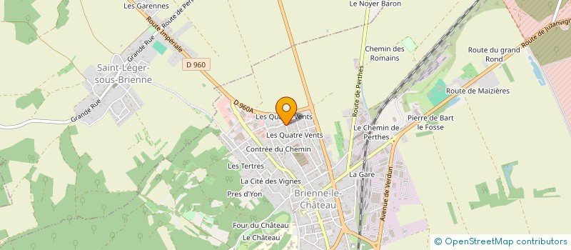 localisation de l'entreprise C.V.R.  BRIENNE-LE-CHATEAU
