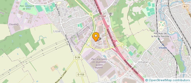 localisation de l'entreprise C.V.S  LISSES