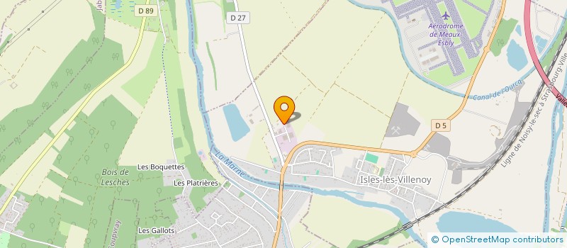 localisation de l'entreprise C.V.S.  ISLES-LES-VILLENOY