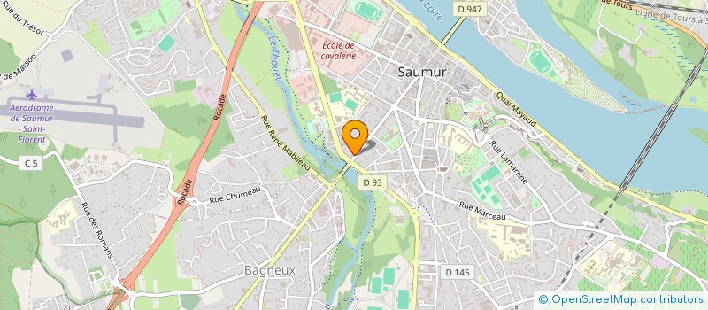 localisation de l'entreprise C.V.S à SAUMUR
