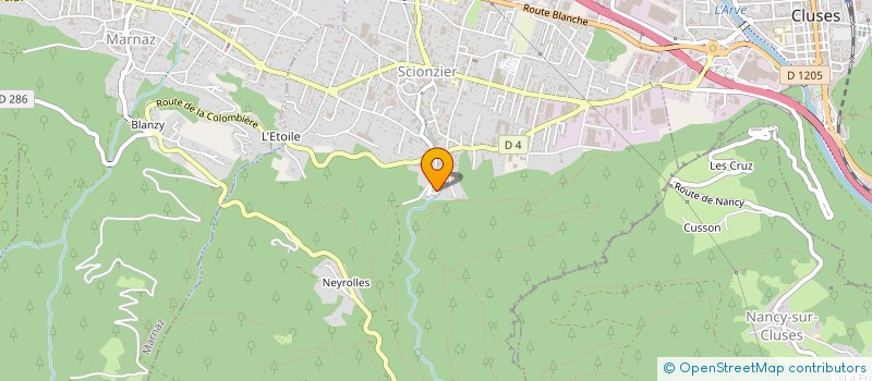 localisation de l'entreprise C.V.S. GESTION à SCIONZIER