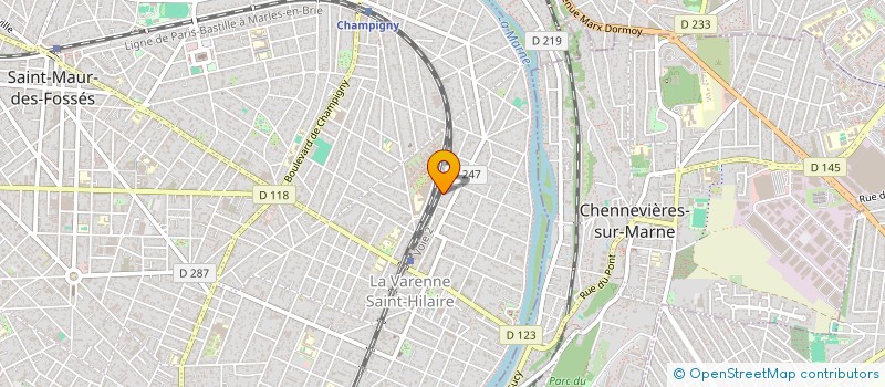 localisation de l'entreprise C.V.WASHINGTON à SAINT-MAUR-DES-FOSSES