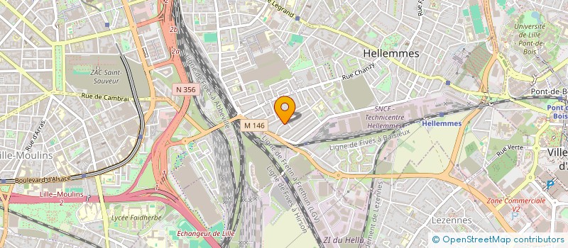 localisation de l'entreprise C.V.Z. à LILLE