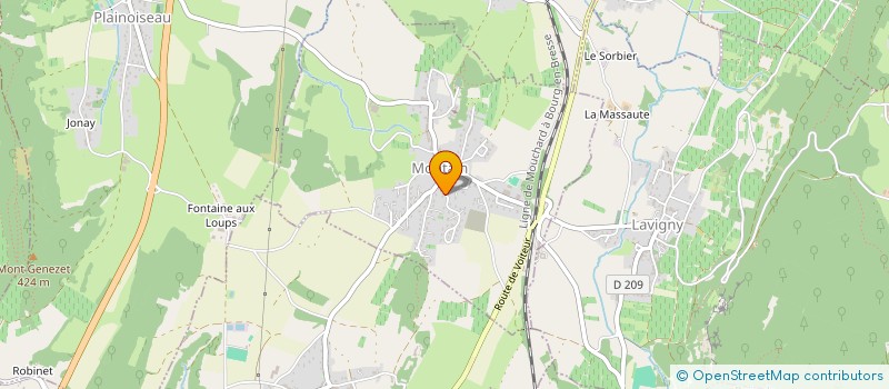 localisation de l'entreprise C. VAIVRE BATIMENT  MONTAIN