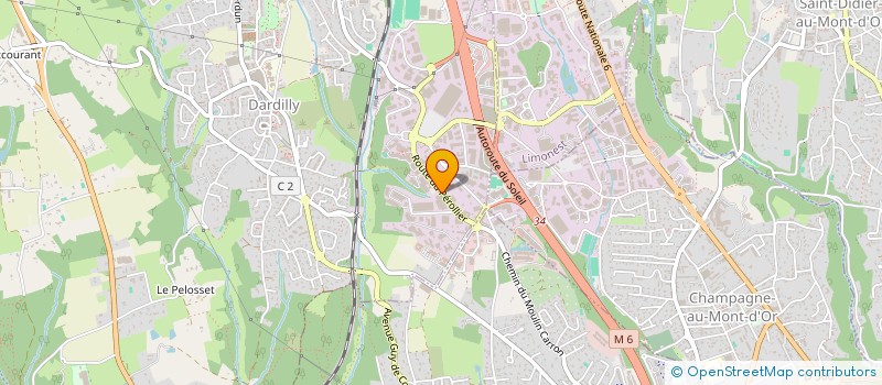 localisation de l'entreprise C - VALOR à DARDILLY