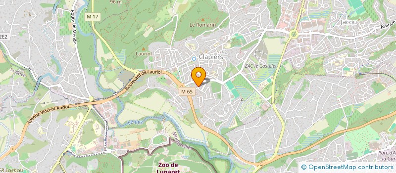 localisation de l'entreprise C-VEGETAL à CLAPIERS