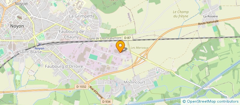 localisation de l'entreprise C-VIATIS LABORATOIRE à NOYON