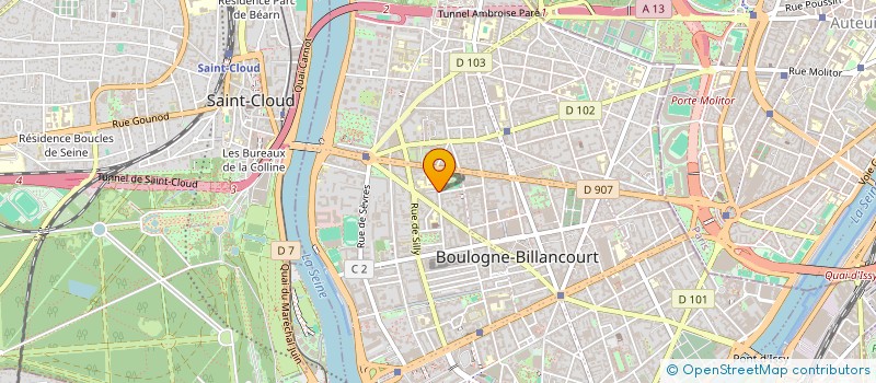 localisation de l'entreprise C VOICE à BOULOGNE-BILLANCOURT