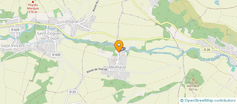 localisation de l'entreprise C.VXX  MEILHAUD