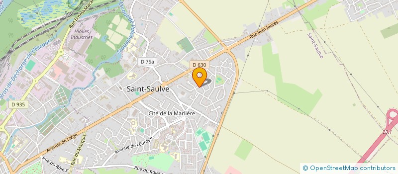 localisation de l'entreprise C.W.B.M.  SAINT-SAULVE