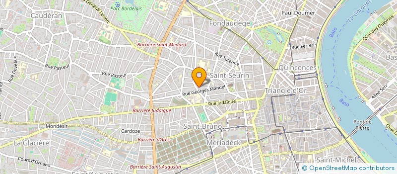 localisation de l'entreprise C & W EXPERIENCES à BORDEAUX