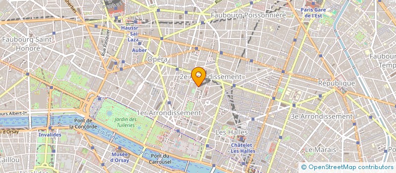 localisation de l'entreprise C.W.S.  PARIS