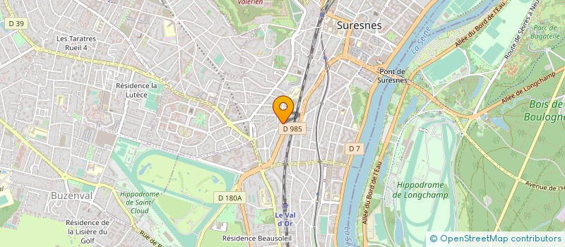 localisation de l'entreprise C.WATTINNE DESIGN à SURESNES