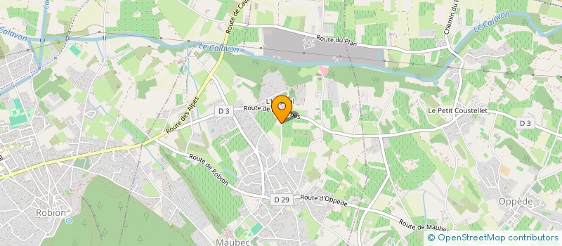 localisation de l'entreprise C. WILD EDUCATION  MAUBEC