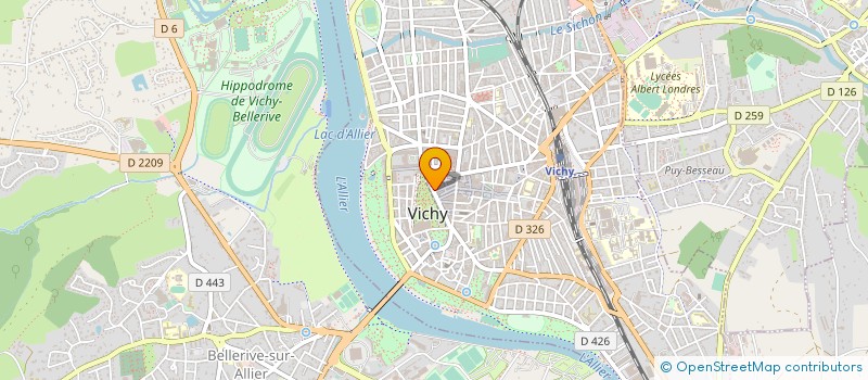 localisation de l'entreprise C'WILS 24 à VICHY