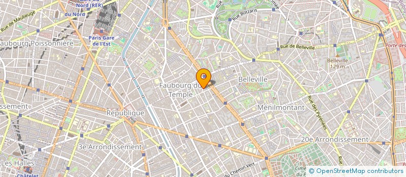 localisation de l'entreprise C.X. DESIGN  PARIS