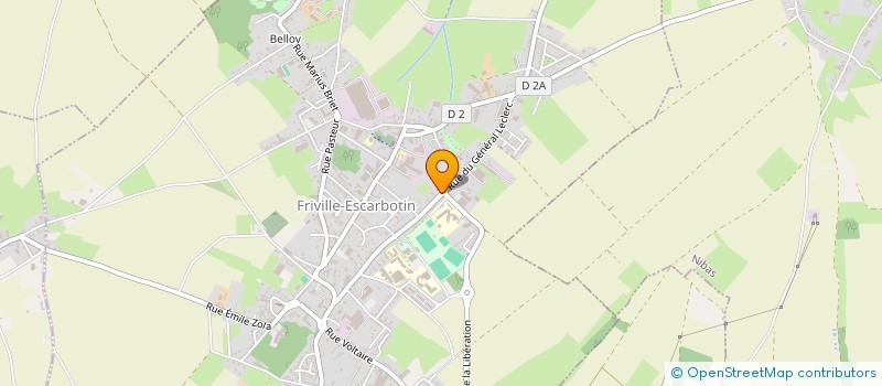 localisation de l'entreprise C X IMMOBILIERS  FRIVILLE-ESCARBOTIN