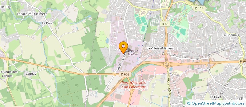 localisation de l'entreprise C-XXVI  DINARD