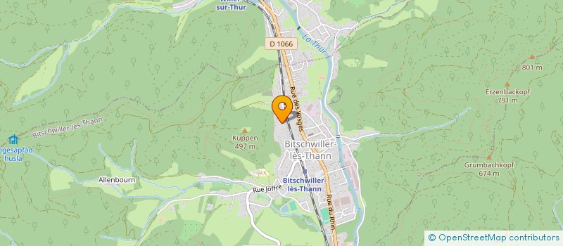 localisation de l'entreprise C&Y FARDER  BITSCHWILLER-LES-THANN