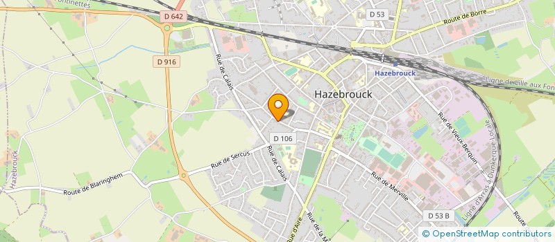 localisation de l'entreprise C.Y.P  HAZEBROUCK