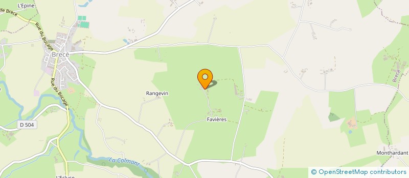 localisation de l'entreprise C.Y.R. RENOVATION  BRECE