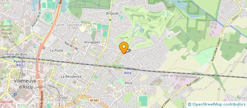 localisation de l'entreprise C.Z à VILLENEUVE-D'ASCQ