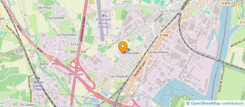localisation de l'entreprise C.Z.C. à MACON