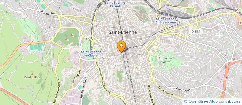 localisation de l'entreprise C.Z.C. FATET à SAINT-ETIENNE