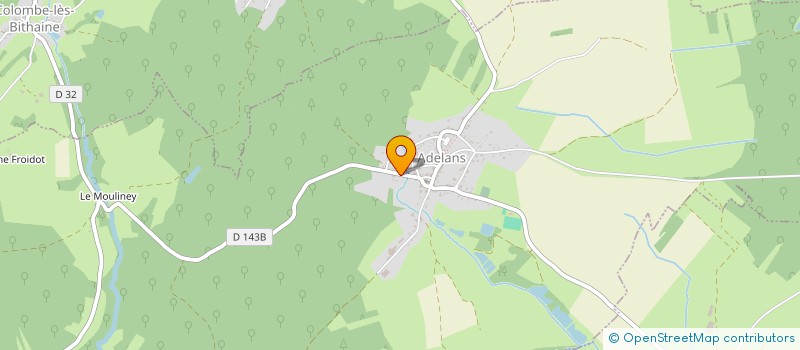 localisation de l'entreprise C.Z.P.P. à ADELANS-ET-LE-VAL-DE-BITHAINE