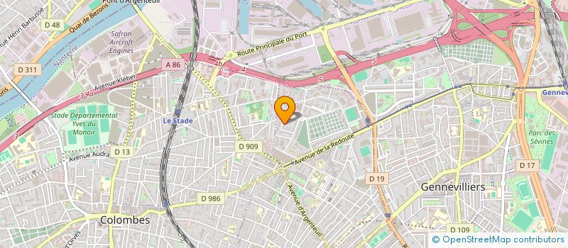 localisation de l'entreprise C'ZAM EXPO à ASNIERES-SUR-SEINE