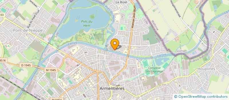 localisation de l'entreprise C1  ARMENTIERES