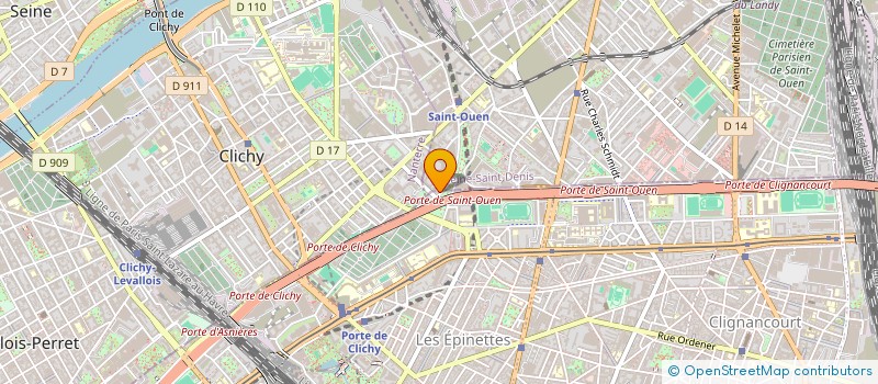 localisation de l'entreprise C100  PARIS