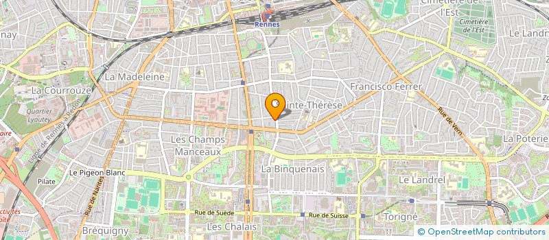 localisation de l'entreprise C12G à RENNES