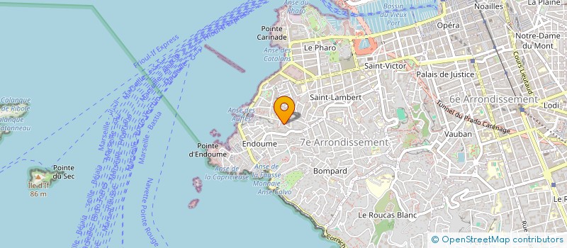 localisation de l'entreprise C1D2 à MARSEILLE