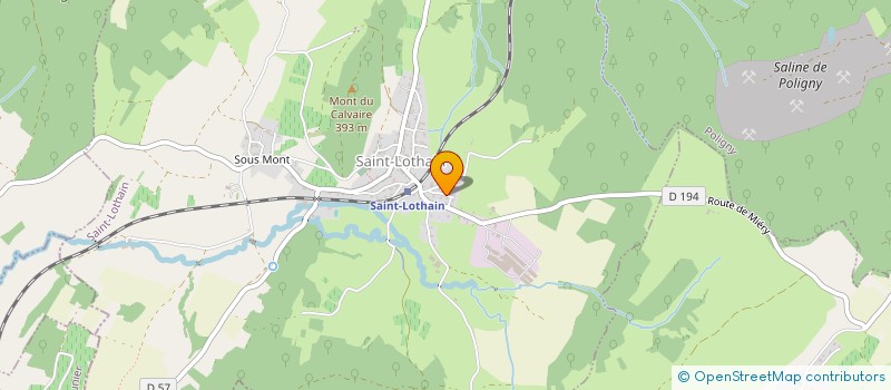 localisation de l'entreprise C1SLG  SAINT-LOTHAIN