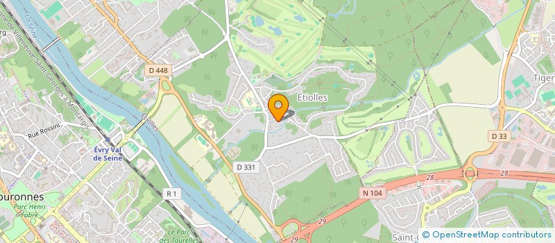 localisation de l'entreprise C1VEST  ETIOLLES