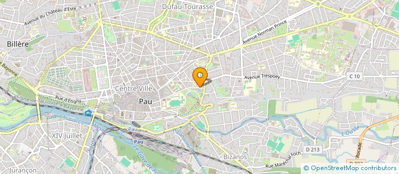 localisation de l'entreprise C2 ASSURANCES à BORDEAUX