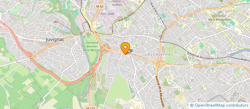localisation de l'entreprise C2 CONSTRUCTION à MONTPELLIER