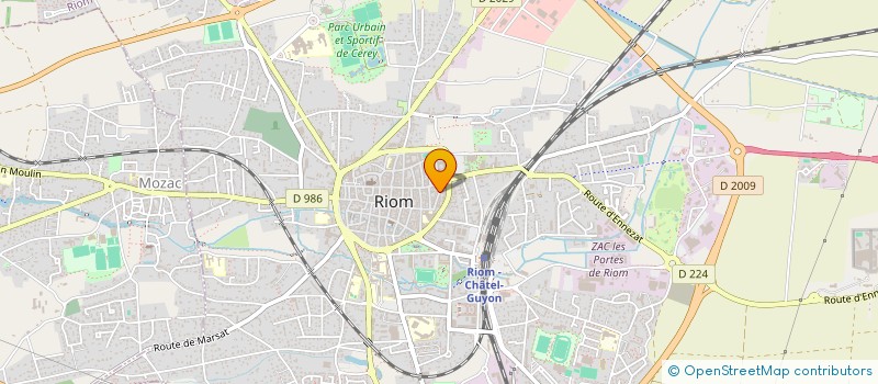 localisation de l'entreprise C2 IMMO  RIOM