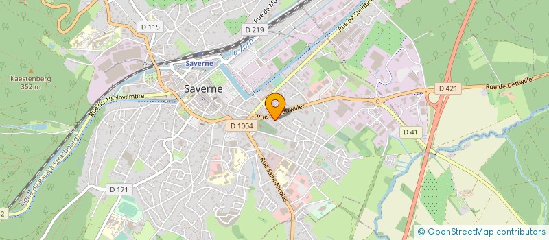 localisation de l'entreprise C2 LINGERIE  SAVERNE