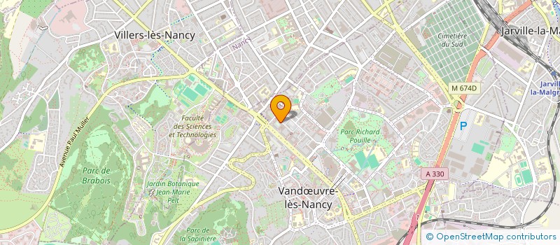 localisation de l'entreprise C2 MECA INDUSTRIE SERVICES  VANDUVRE-LES-NANCY