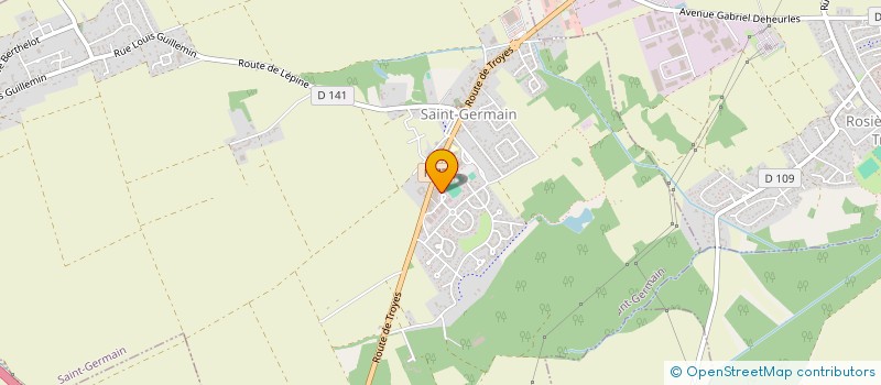 localisation de l'entreprise C2 SOLAR  SAINT-GERMAIN