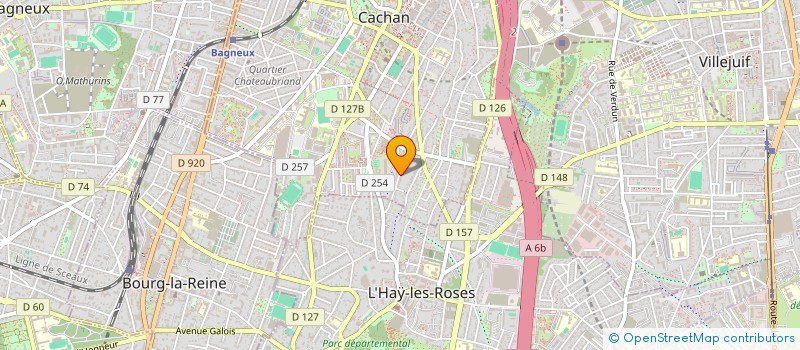 localisation de l'entreprise C27BS  CACHAN