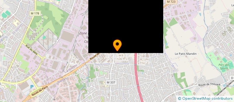 localisation de l'entreprise C2A à SAINTE-LUCE-SUR-LOIRE