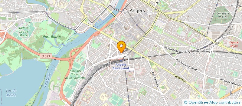 localisation de l'entreprise C2A à ANGERS