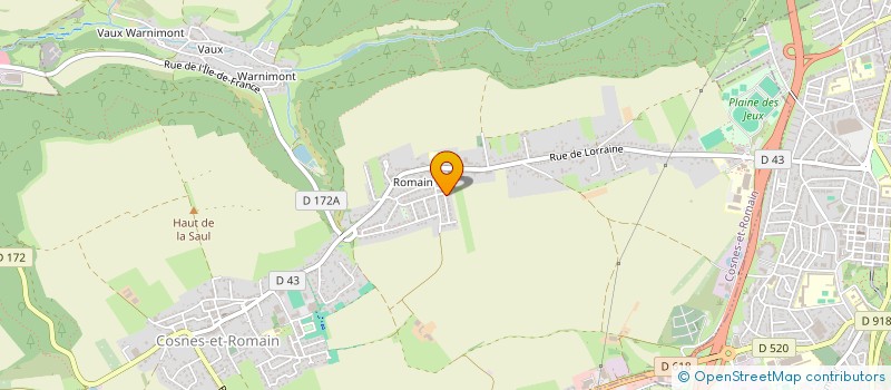 localisation de l'entreprise C2A  COSNES-ET-ROMAIN