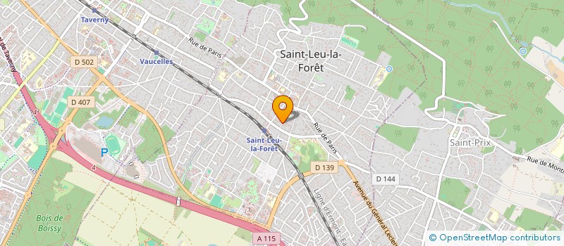 localisation de l'entreprise C2A  ST LEU LA FORET