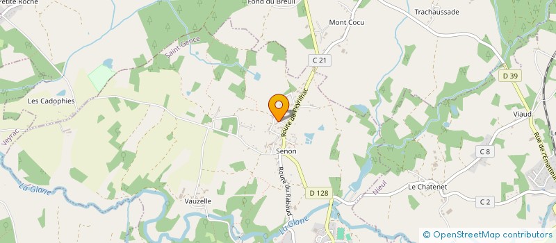 localisation de l'entreprise C2A  SAINT-GENCE