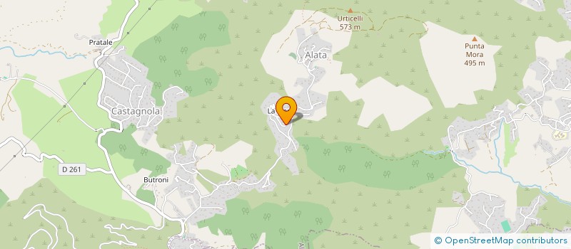 localisation de l'entreprise C2A AMENAGEMENT  ALATA